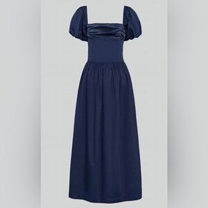 Murlong Cres Matilda Maxi Dress in Navy, Medium